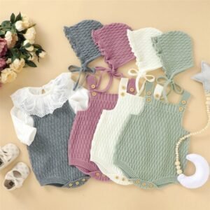 Knitted Baby Romper