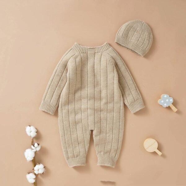 Baby knitted jumpsuit